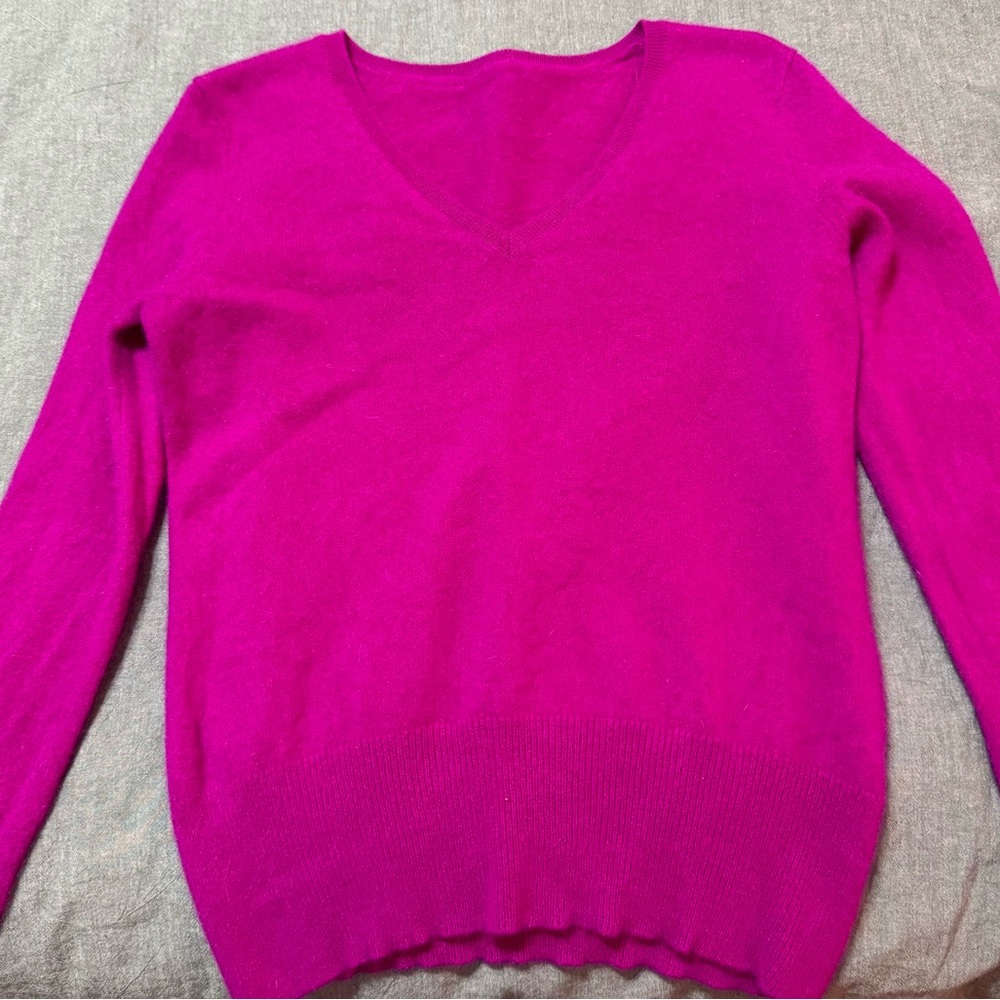 Pink Cashmere Sweater - S